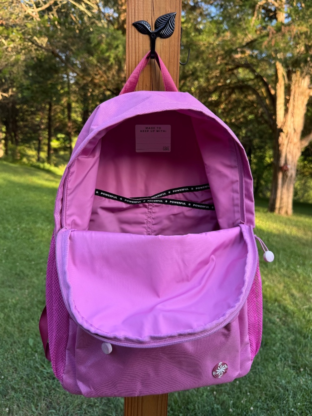 Athleta Girl $65 Limitless Backpack Color Maritima Pink - Picture 6 of 14